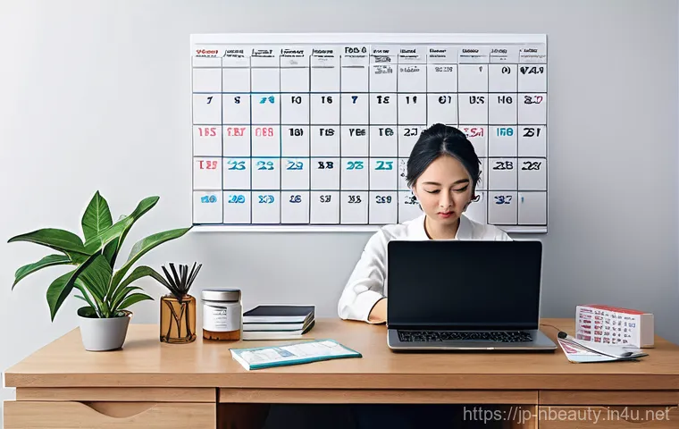 천연화장품 환불 및 교환 기준 - **Prompt:** A discerning female consumer, neatly dressed in everyday attire, is in a modern, well-li...