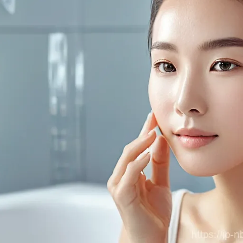 천연화장품 화장 지속력 높이는 법 - **Prompt 1: Morning Skincare Ritual for a Hydrated Base**
A serene and radiant Japanese woman, a...